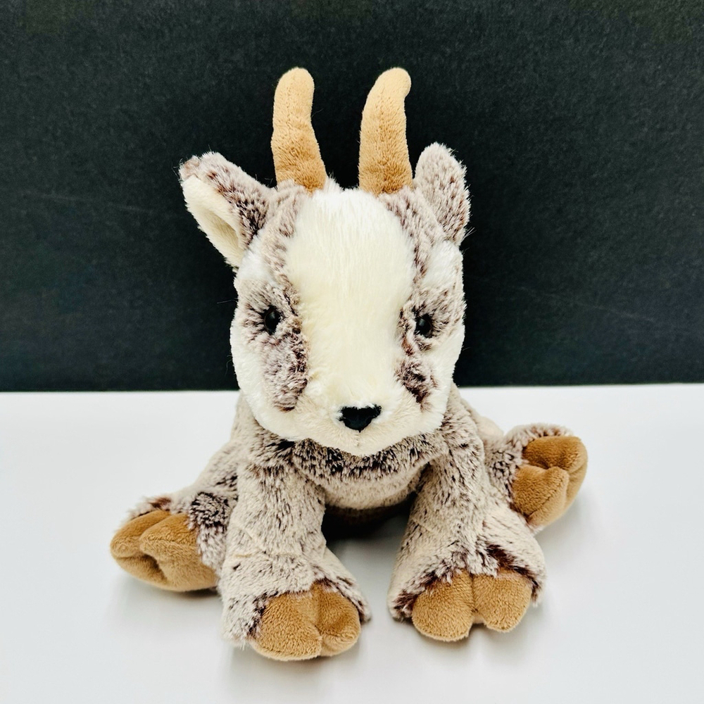 DANI Creations Plush Antelope Mountain Goat Chamois 9” Stuffed Plush Toy